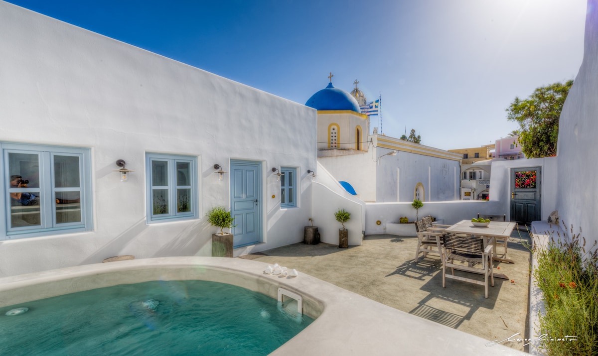 Eco Chic at My Home Santorini/Plunge Pool & Views