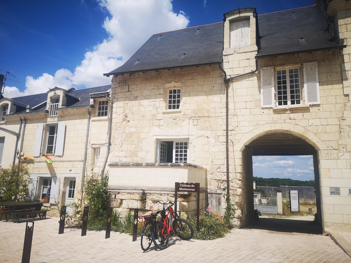 House in Montsoreau between Saumur and Chinon