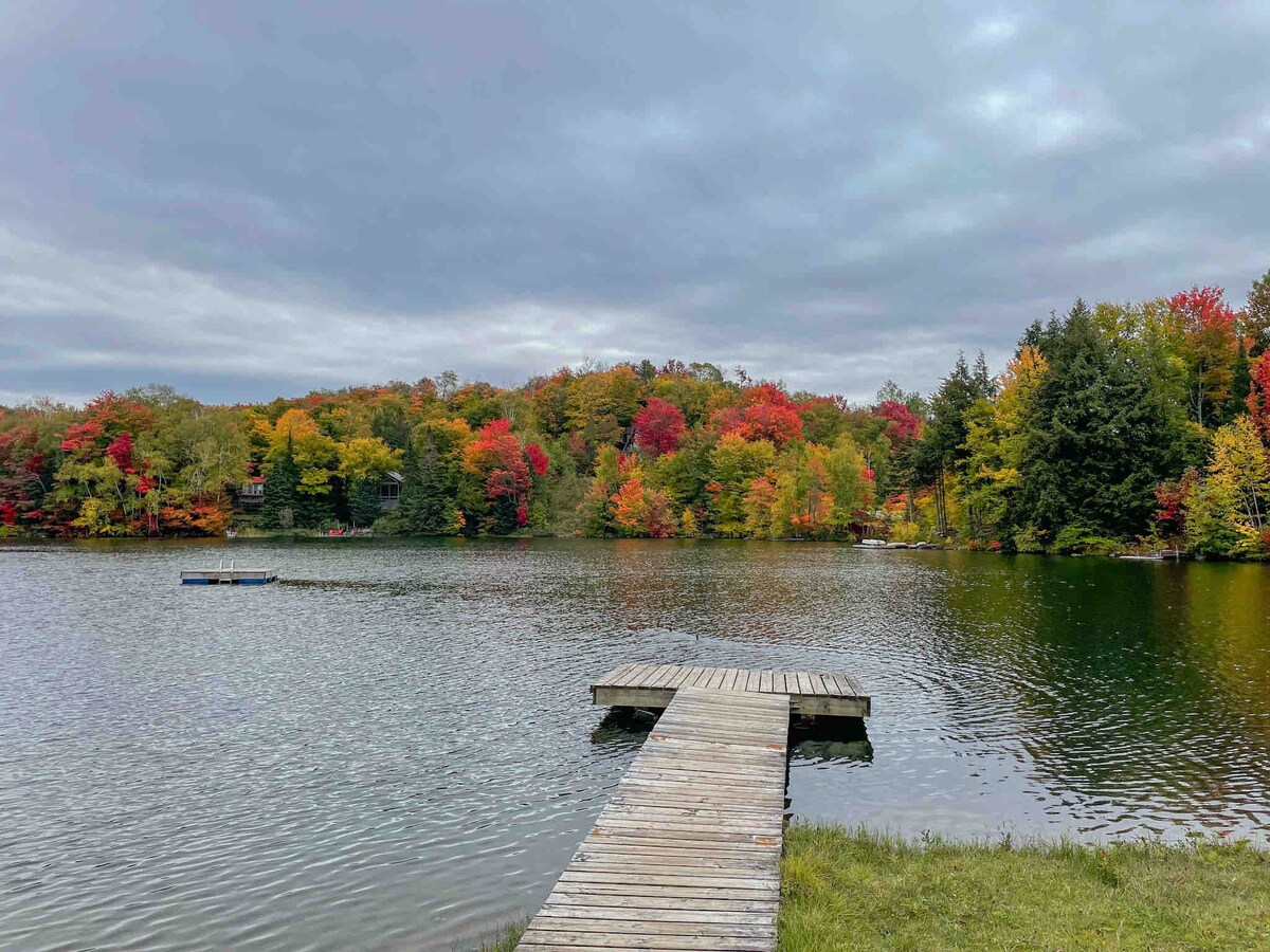 舒适度假木屋* 1小时Mtl * Laurentians * Spa * Lake