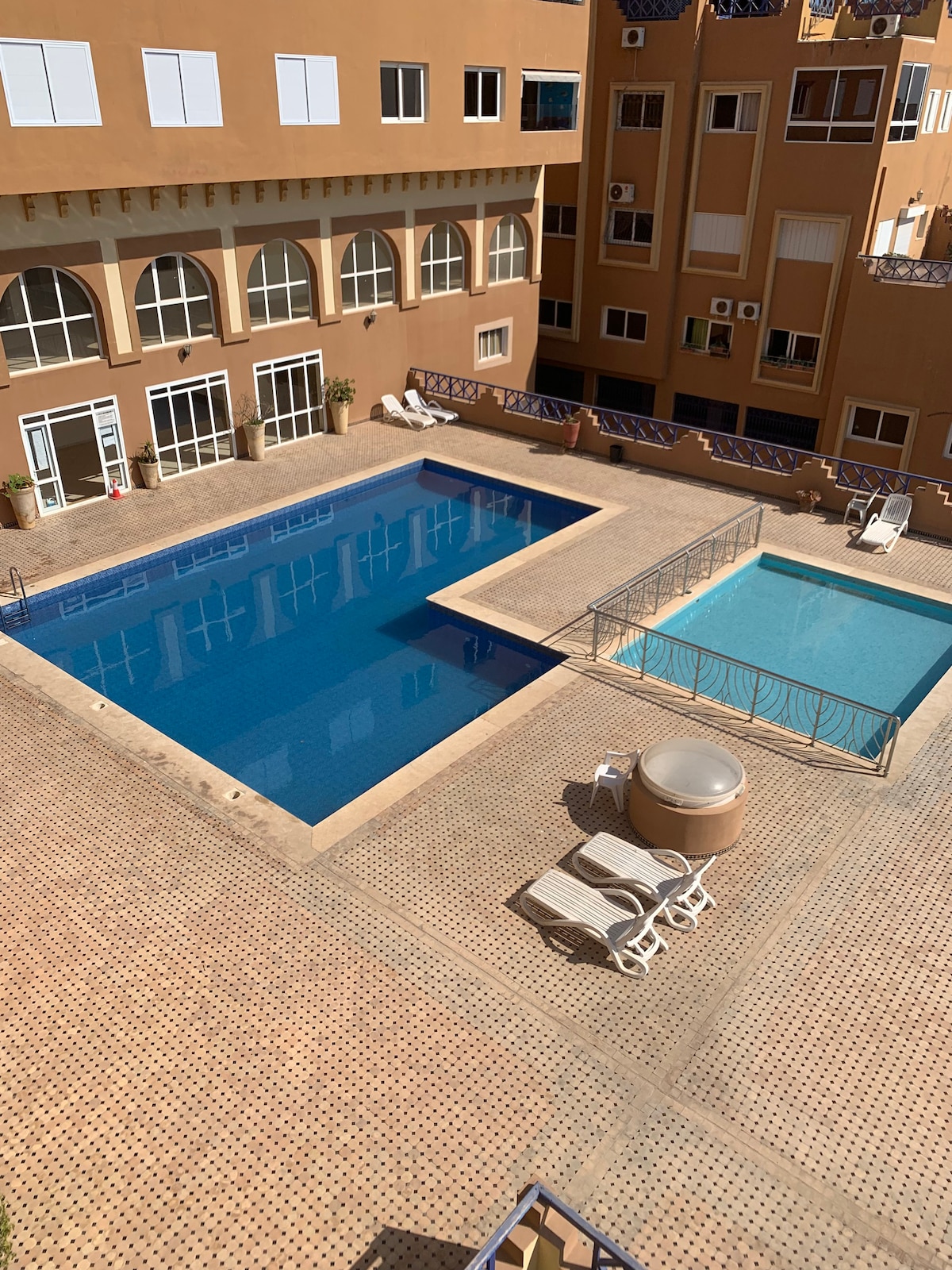 Appartement vue mer 2 chambres terrasse 2 piscines