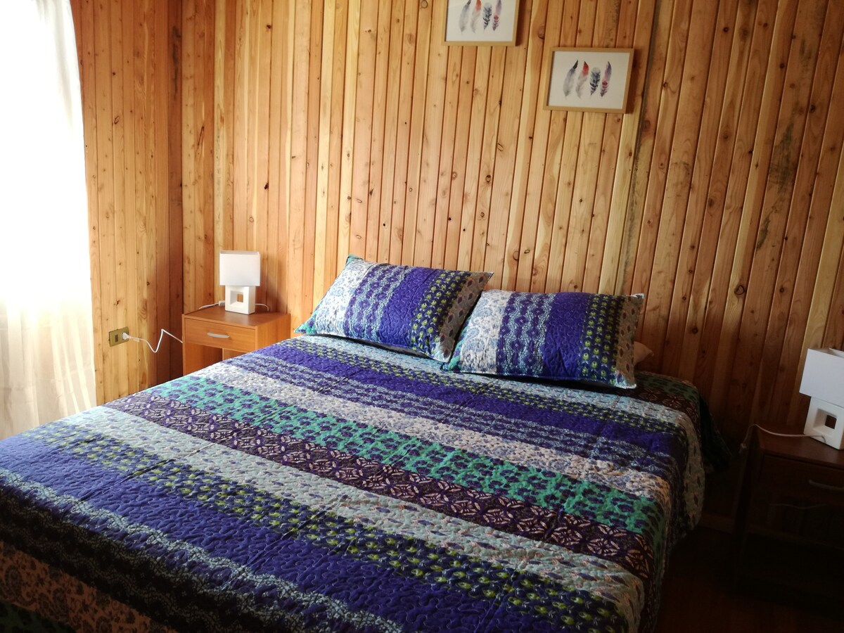 位于Villarrica的舒适温馨的乡村小屋。