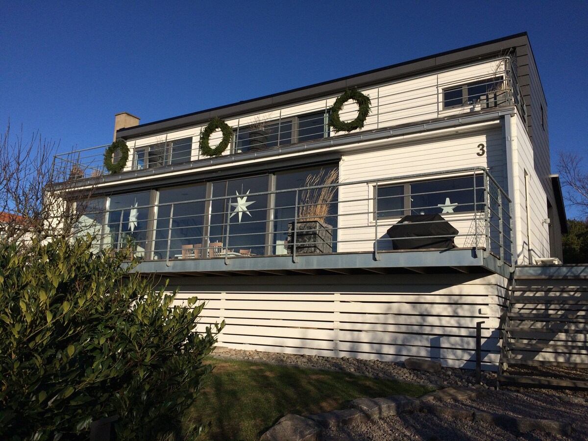 House in Varberg with a panorama sea view.