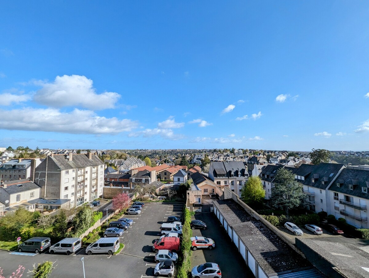 Le Grand Large - Parking - Centre Gare - Vue baie