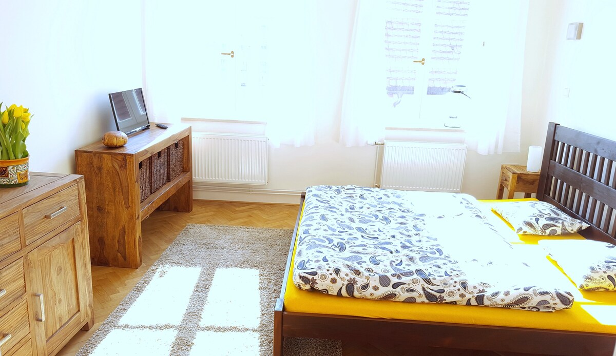 布鲁莫夫（ Broumov ）市中心的舒适公寓