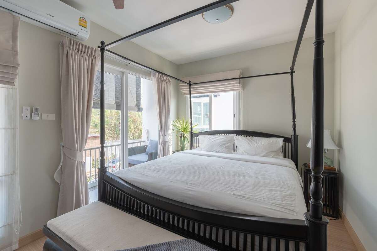 Changkhlan地区新建的 3间卧室拥有魅力的传统工匠的家具装饰,免费接送服务