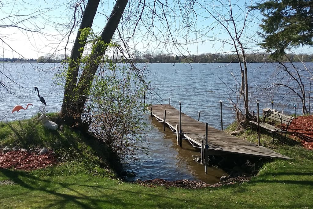 more reminiscent of a lake in northern wisconsin, this point on