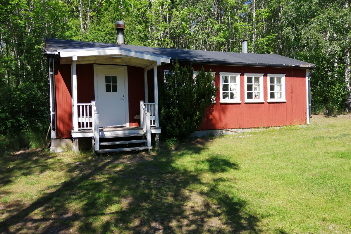 Färnebofjärdens Nationalpark附近的小屋。