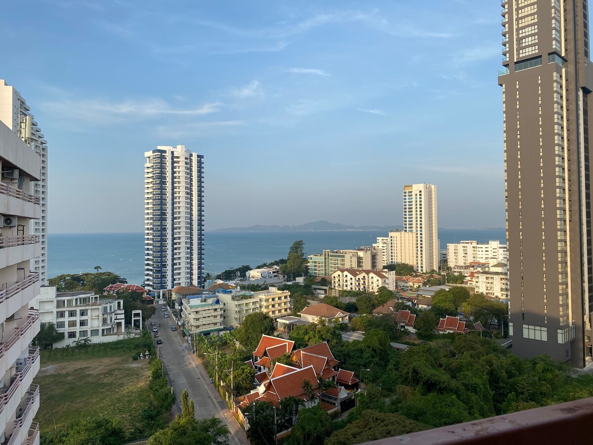 phratumnak，beach 100m，Seaview  condo，芭提雅帕山海景公寓