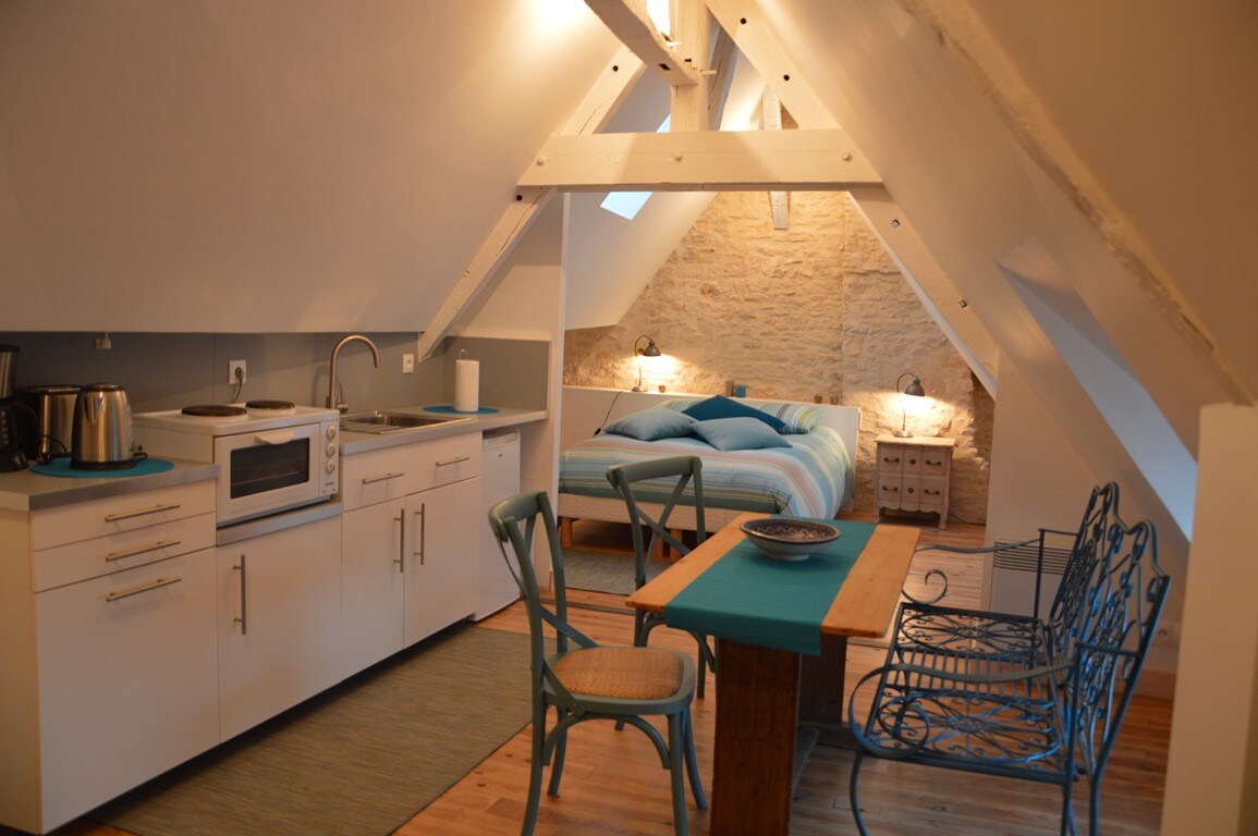 历史悠久的Vezelay公寓舒适的单间公寓