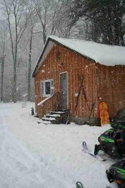 Cozy Cabin just inside the blue line