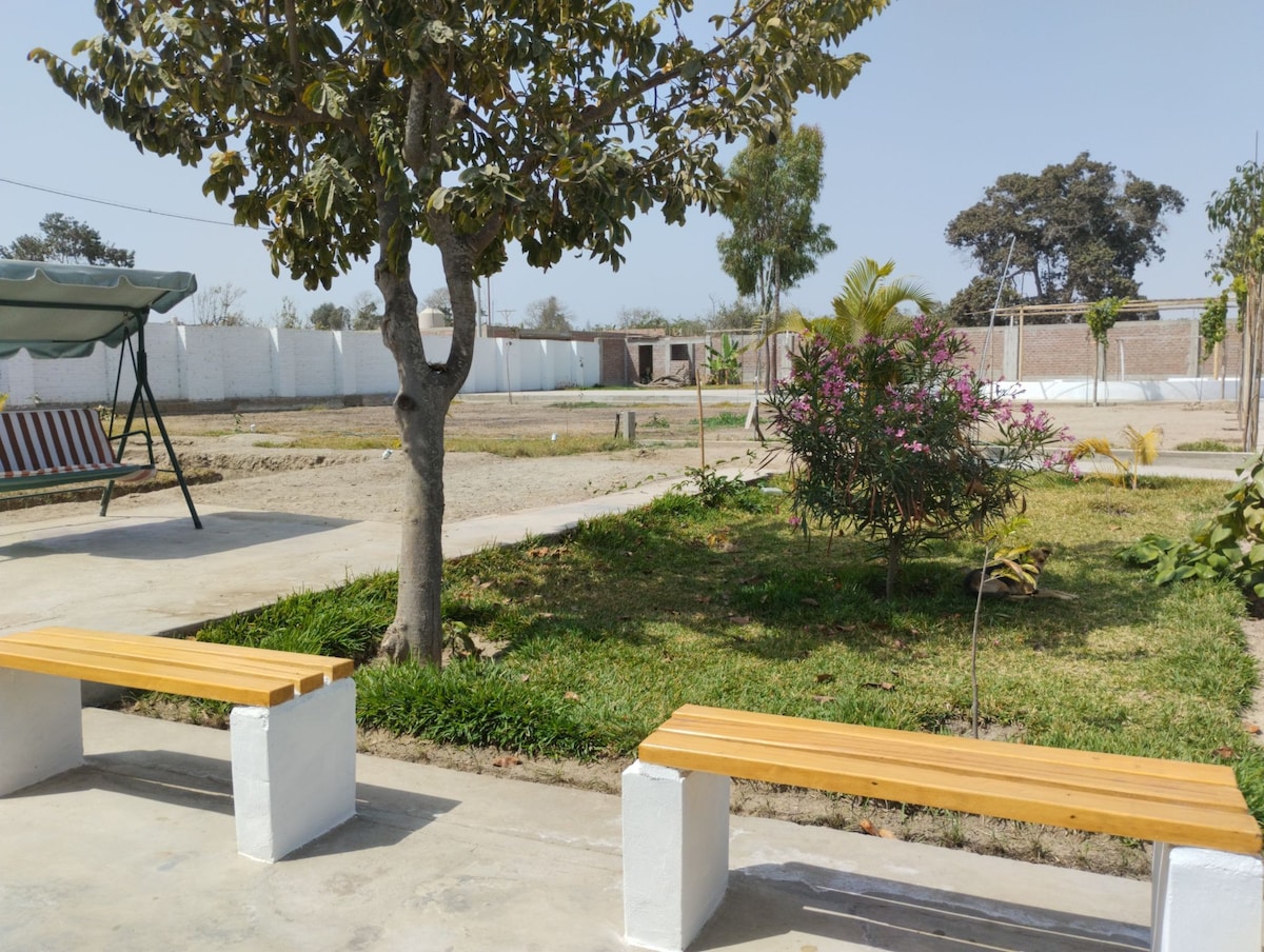 Habitaciones en casa de campo en Chincha.
D1