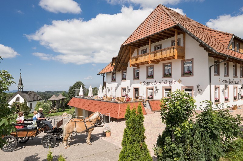 Landhotel Gasthaus SonneNeuhäusle, (St. Märgen), Nr. 12 -带露台的公寓