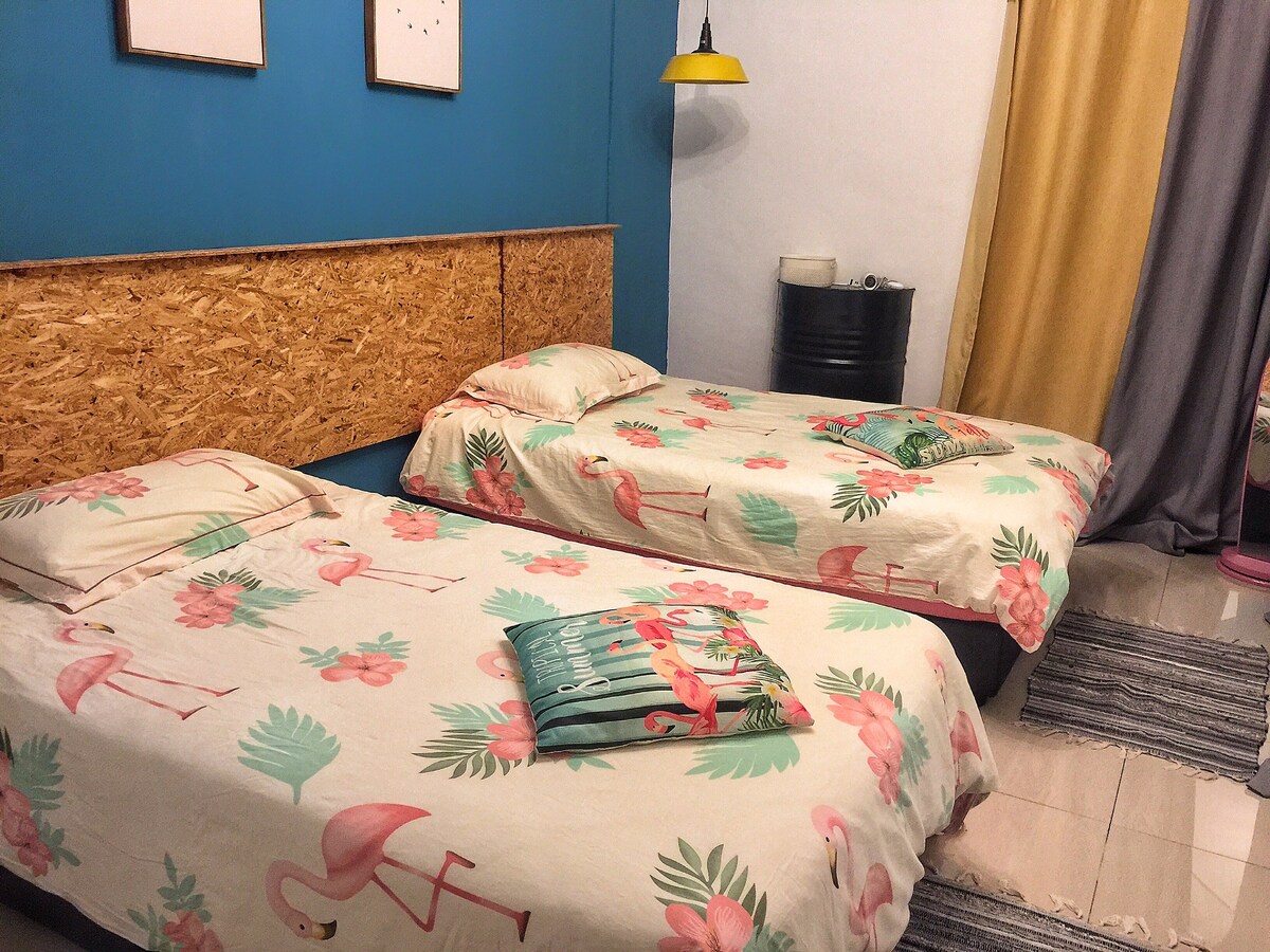 ikayo homestay 别墅双床房预定