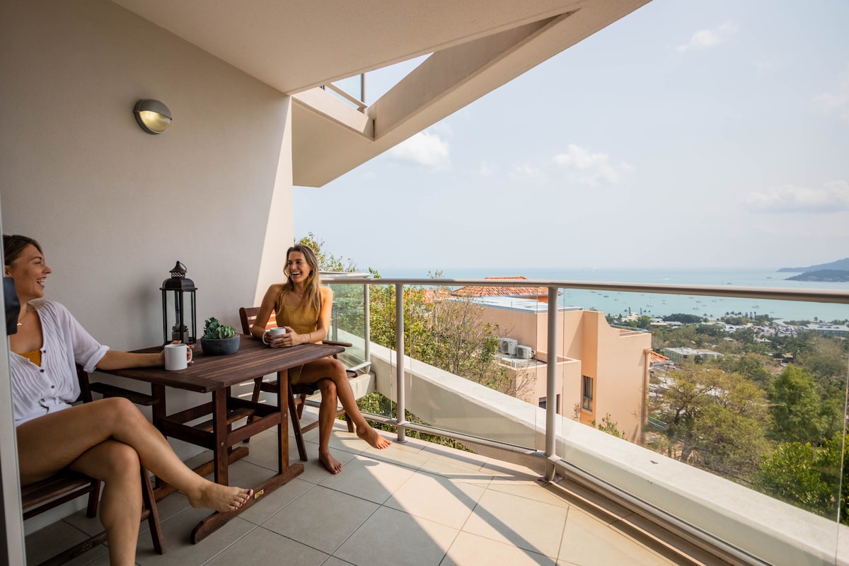 SARENE单间公寓，可欣赏珊瑚海景、泳池和无线网络