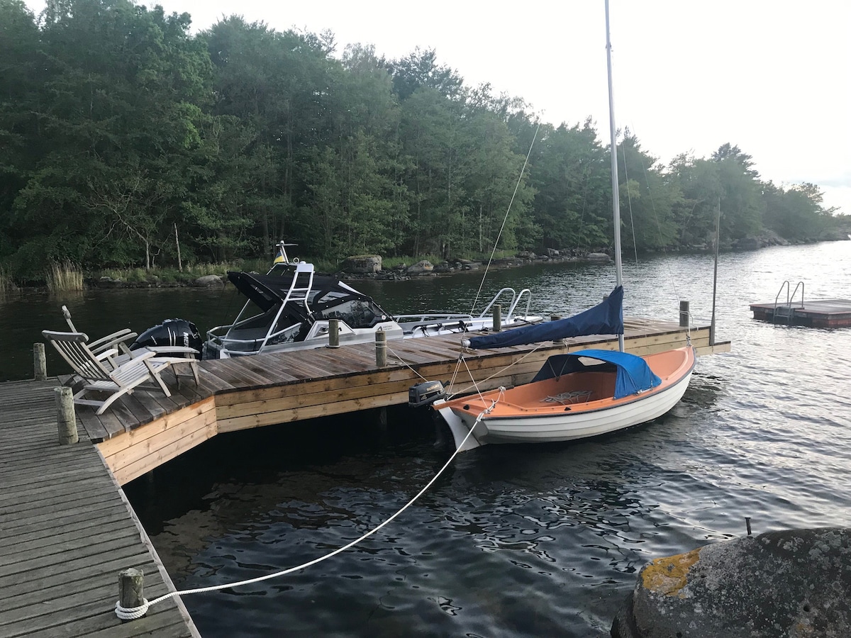 Unikt boende vid havet i Blekinge skärgård