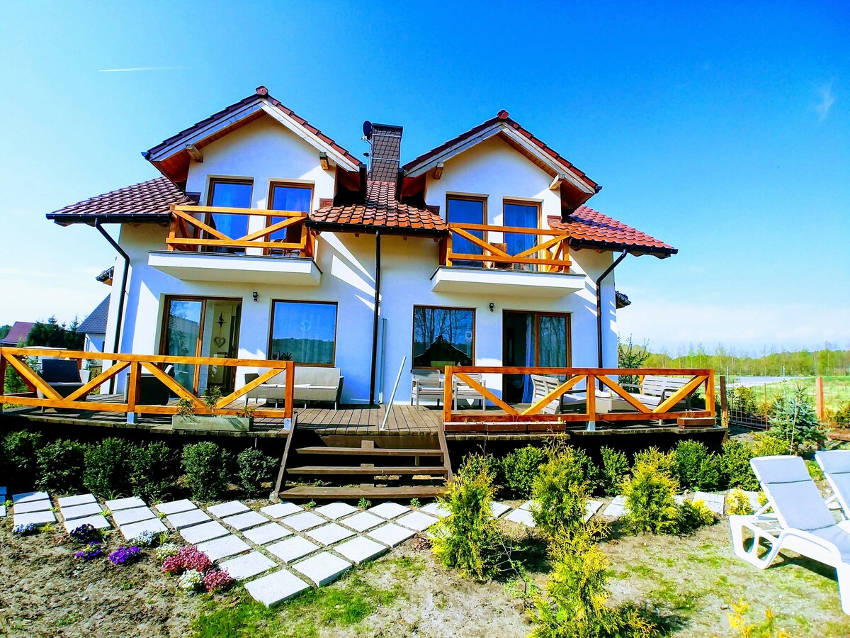 Rest in Manowo-two houses BalticSea / Jacuzzi&Pool