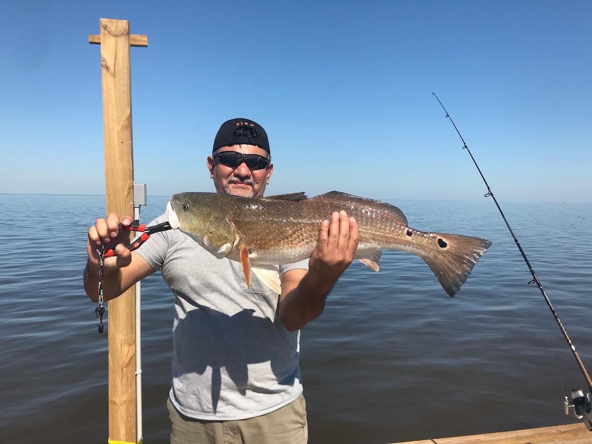 在科帕诺湾（ Copano Bay ）投掷！