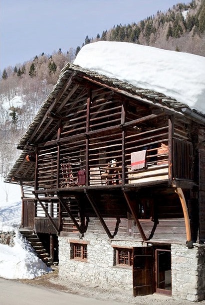 Alagna Valsesia/Chalet Walser ， 1600年