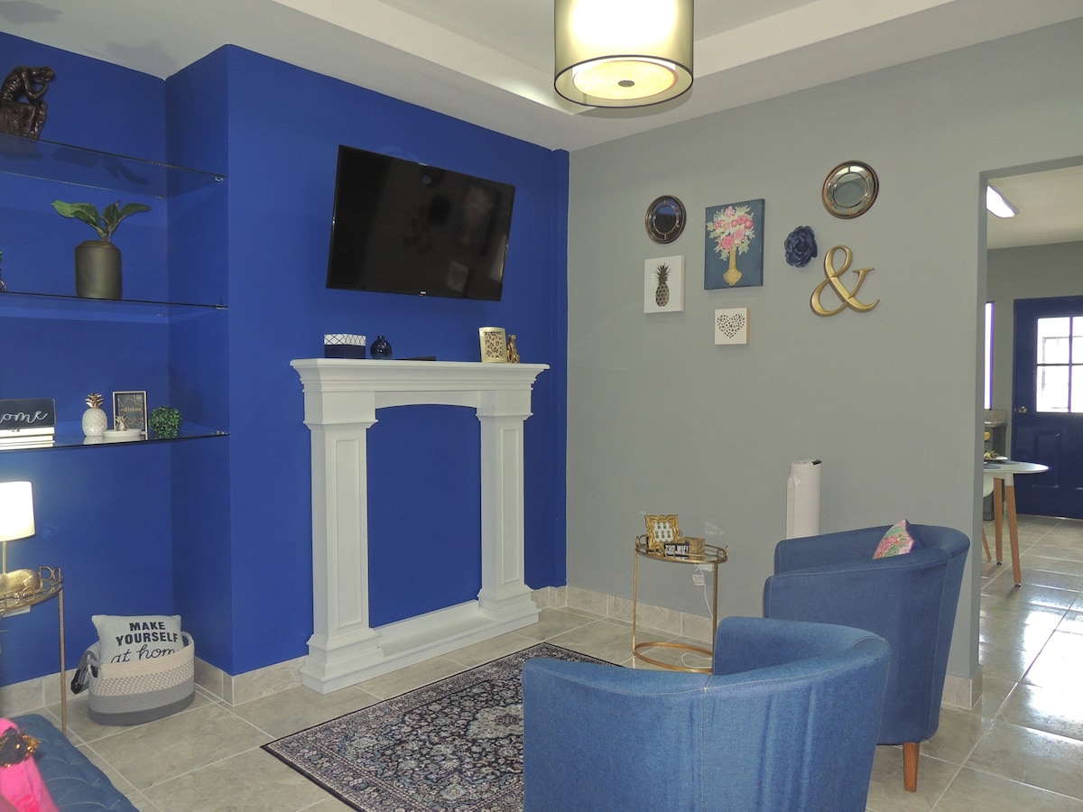Blue & Bright Modern Home