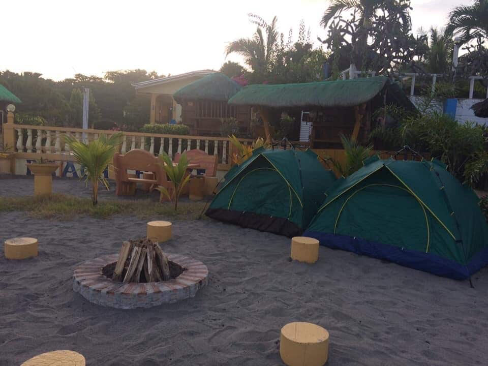 Beach camp