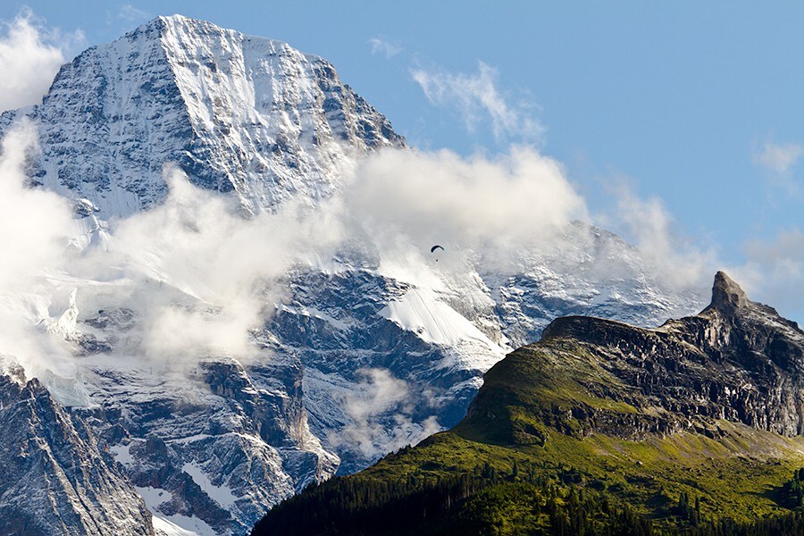 Pension Gimmelwald ，双人房