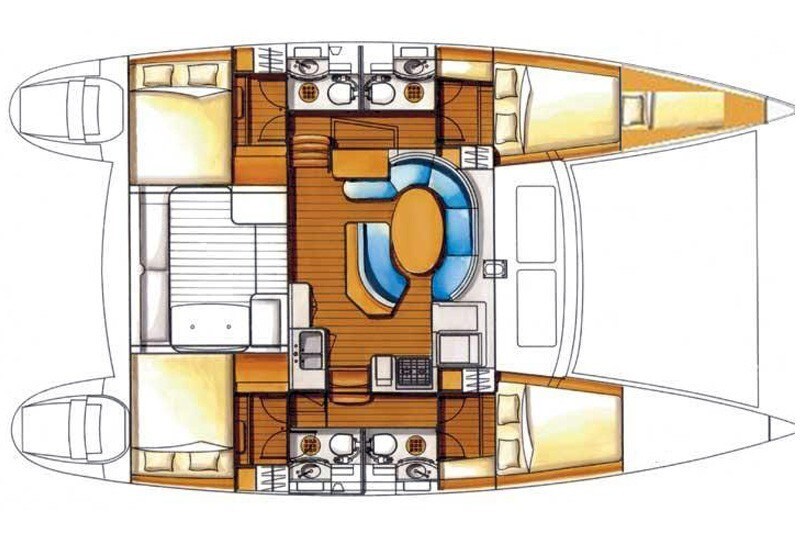 Catamaran bora-bora et les îles