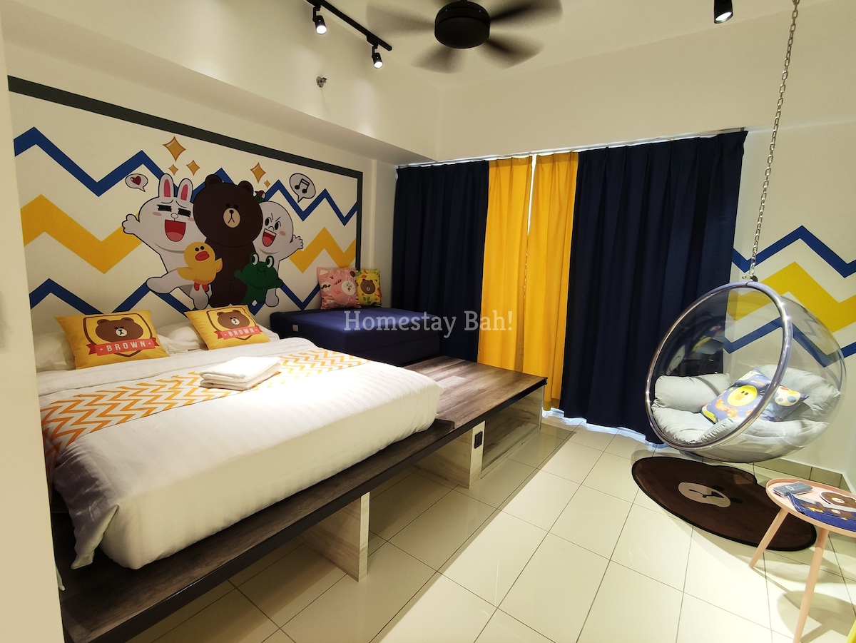 [Homestay Bah!] KK Aeropod 沙巴亚庇套房-近机场&市区 (2-4pax)