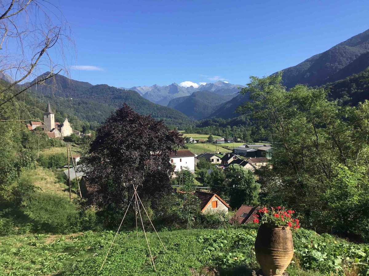 Grand studio vue sur Pyrénées