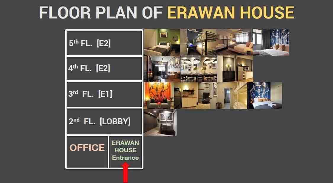 Erawan House 5间卧室@ BTS Pu Chao l 230米