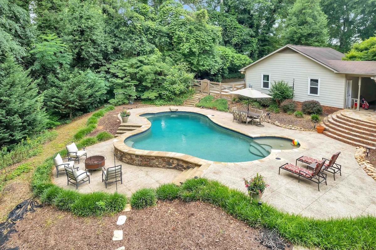 Backyard Beach with Pool