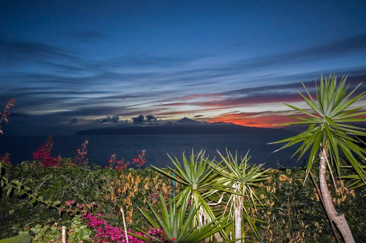 Ferienhaus mit herrlichem Blick auf Teneriffa