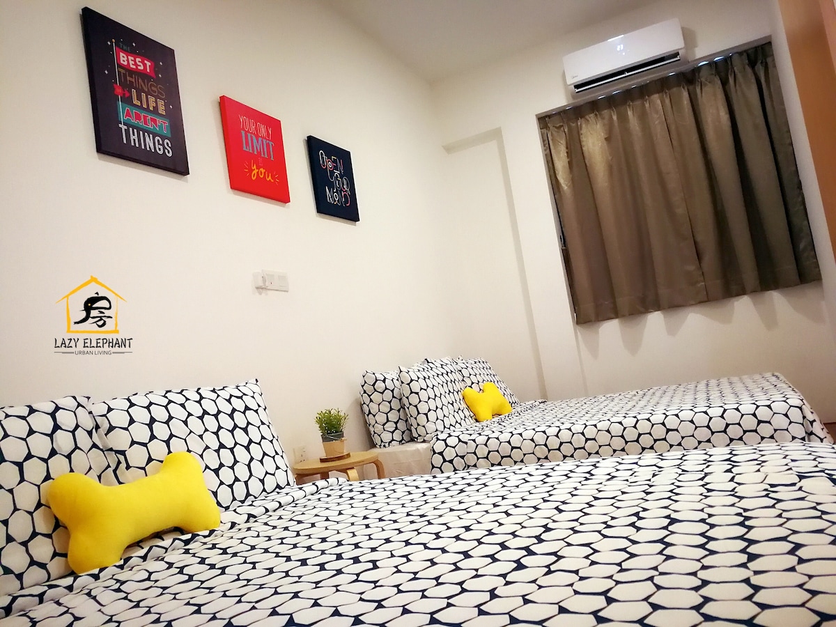 LE3 加雅街一卧一厅套房 GAYA STREET (2-4pax) 1BR Studio Room