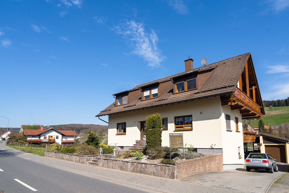 Apartment in the Odenwald with terrace