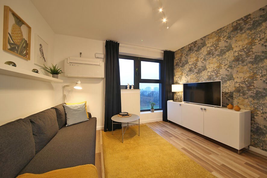 舒适、现代化、温馨的单间公寓