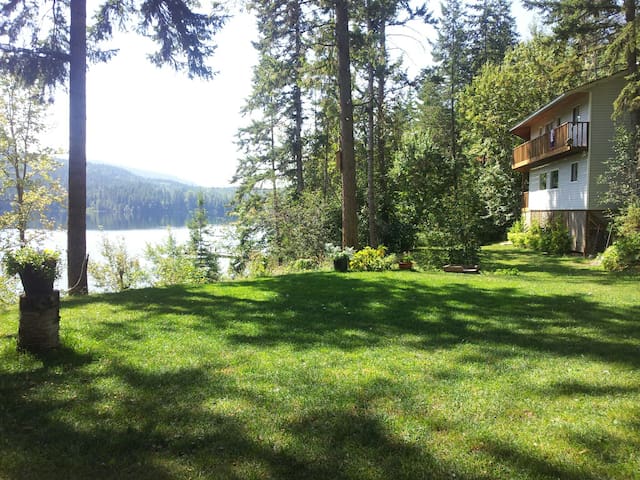 summer cabin overlooking gardom lake.