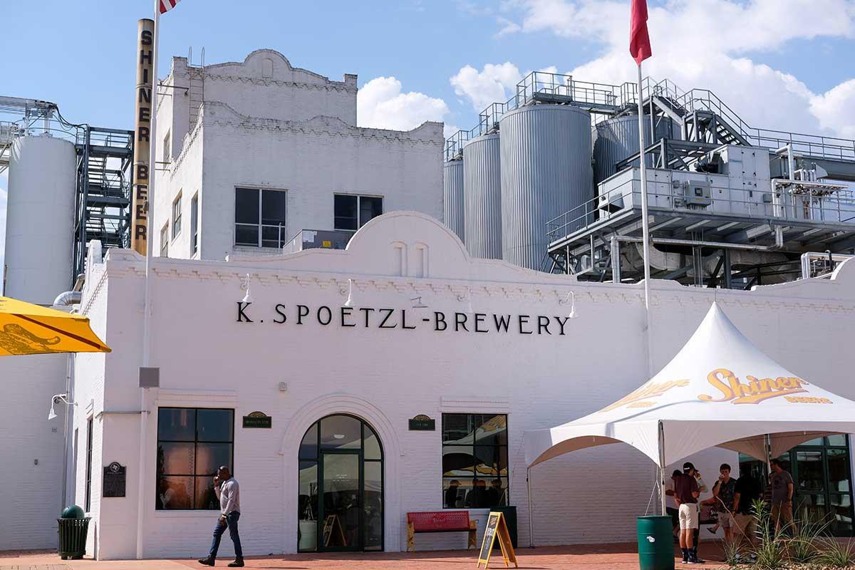 Walk to the Spoetzl Brewery in Shiner Texas