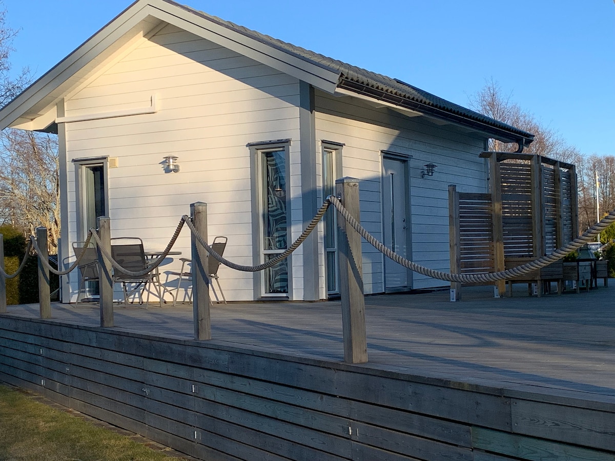 位于Vänern海滨，配备空调，地理位置优越