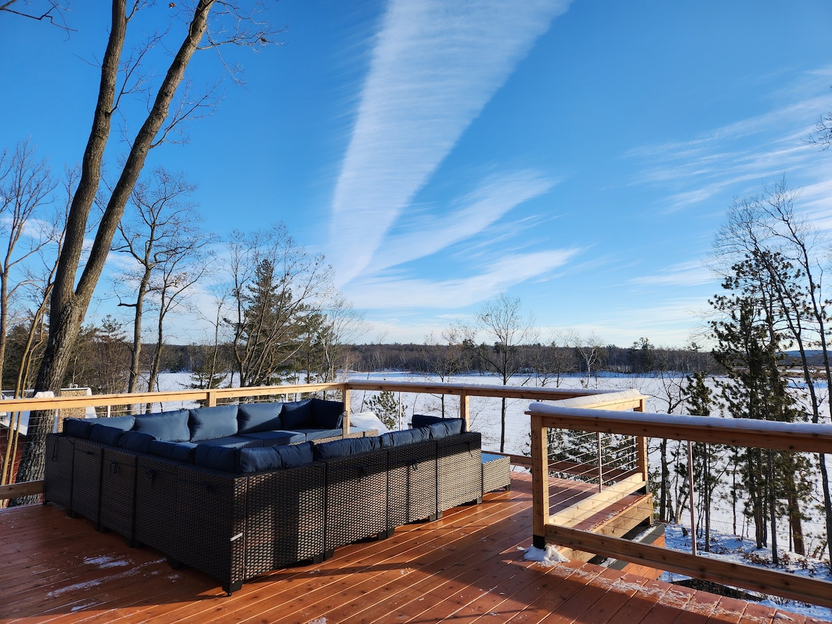 Container home on Long Lake