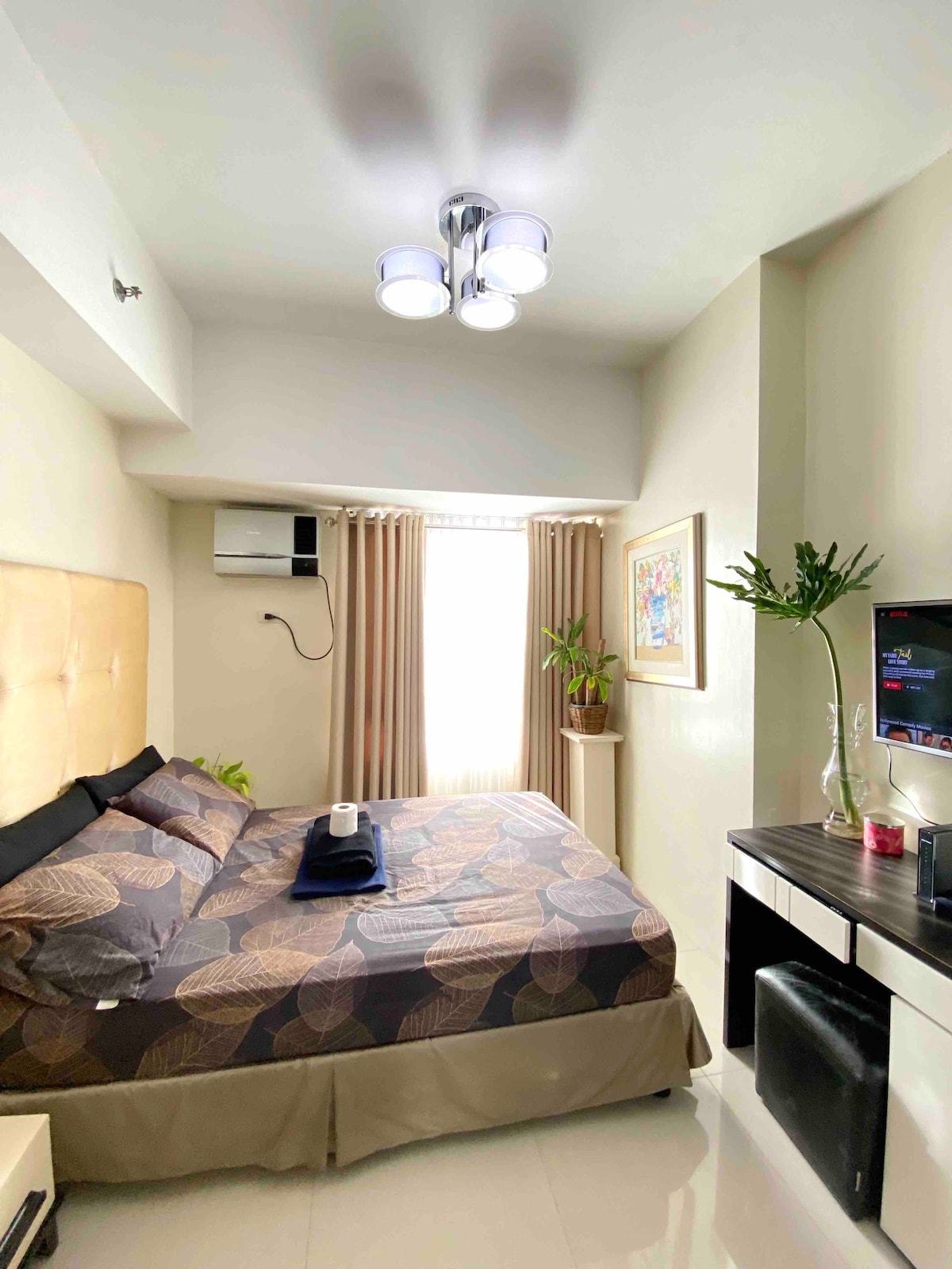 马卡蒂（ Makati ）带Netflix、泳池和无线网络的温馨公寓