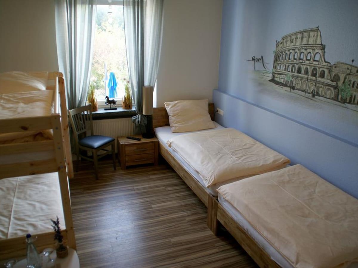 Hotel Romagna Mia, (Nersingen), Familienzimmer mit getrennten Betten