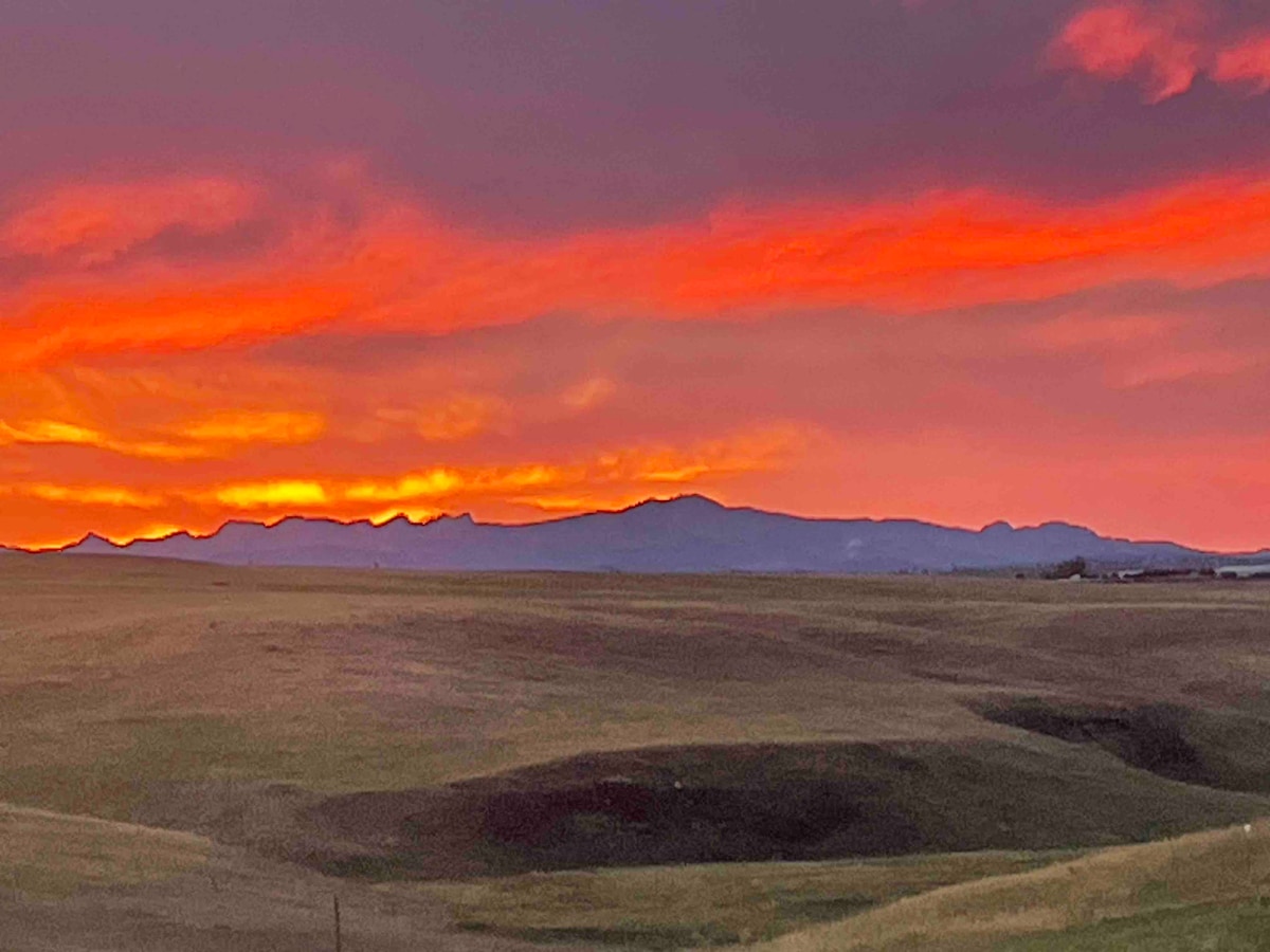 Black Hills Guest Ranch ，欣赏拉什莫尔（ Mt Rushmore ）