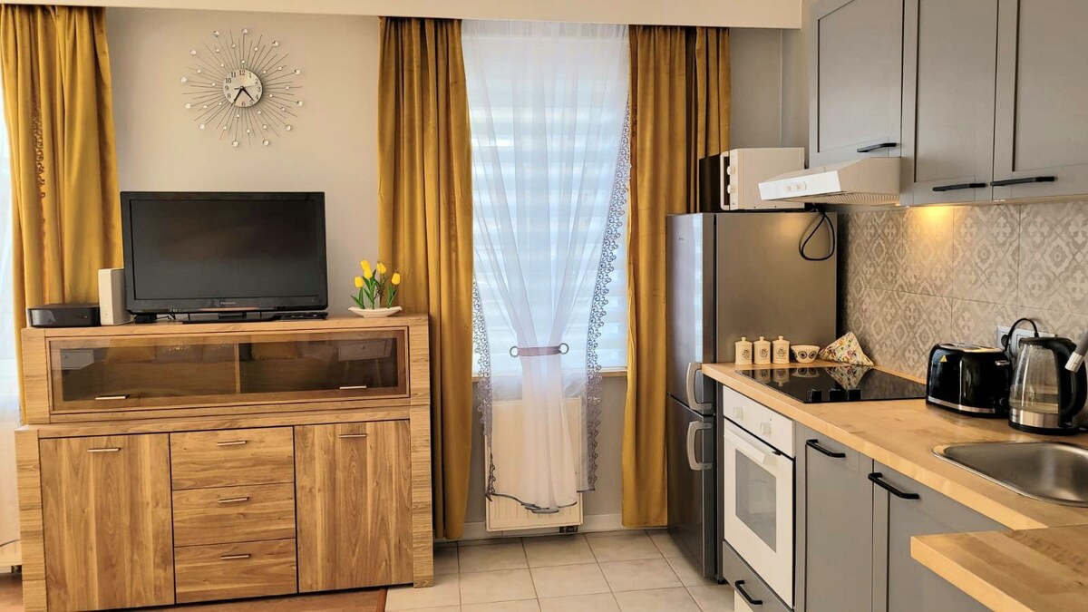 舒适的现代化公寓日出单间公寓，面积35平方米