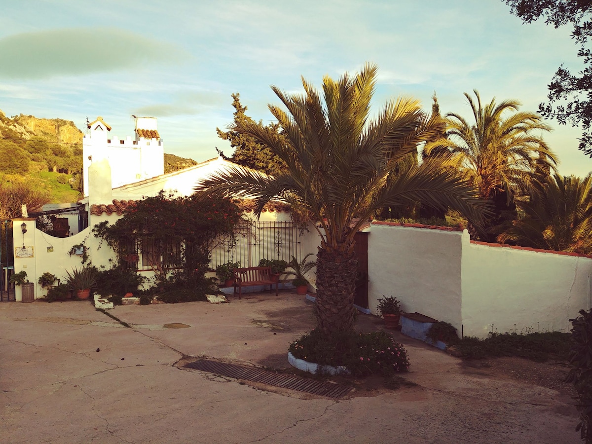 Turm auf Finca mit Pool 12 km vom Strand