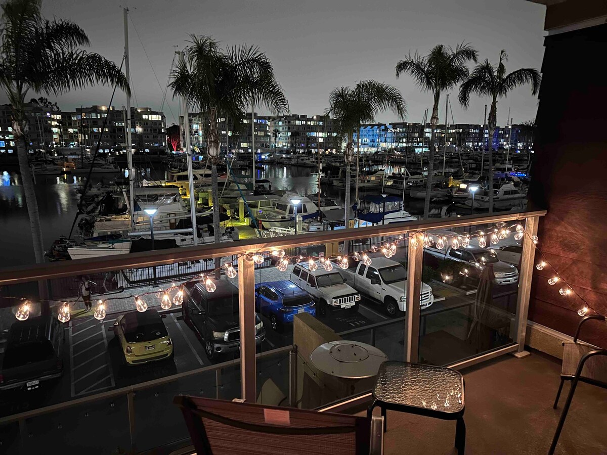 Stunning water front in Marina del Rey