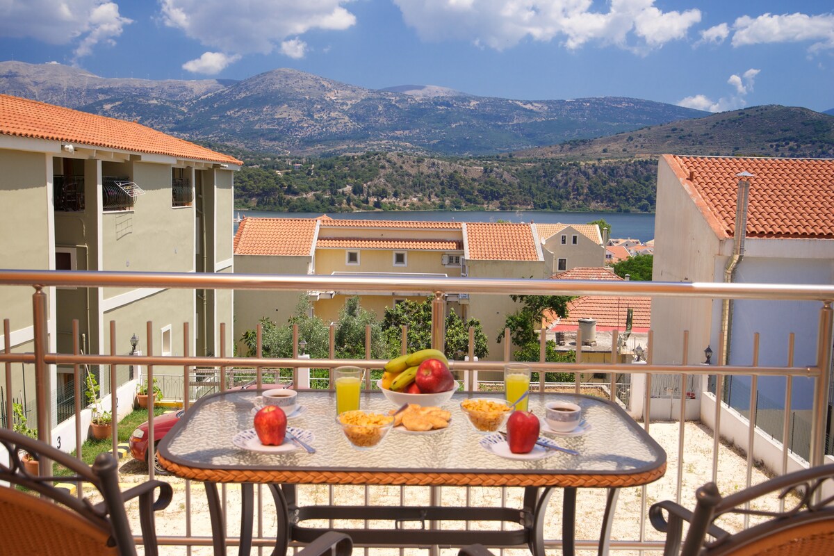 Argostoli Port & Mt Enos view - Orange Guest House