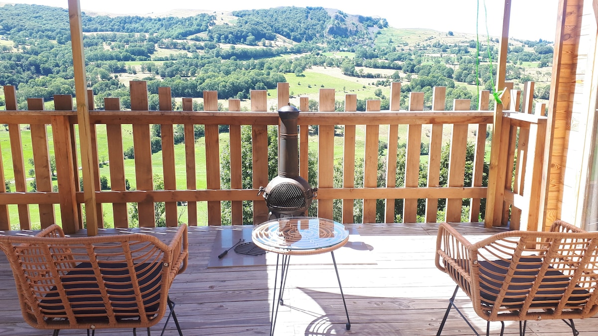 Cabane avec Spa pour 5 personnes