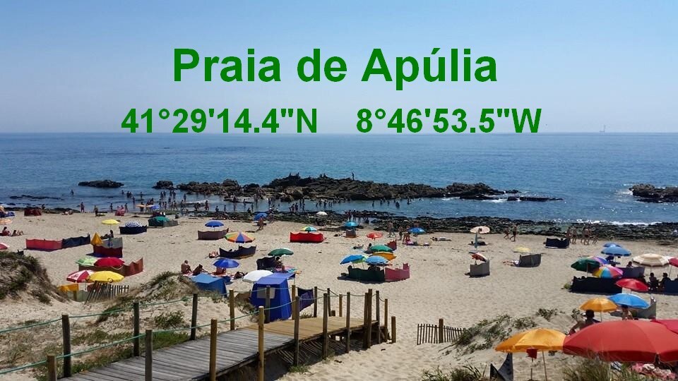 Apúlia Beach. Braga Porto Esposende Norte Portugal
