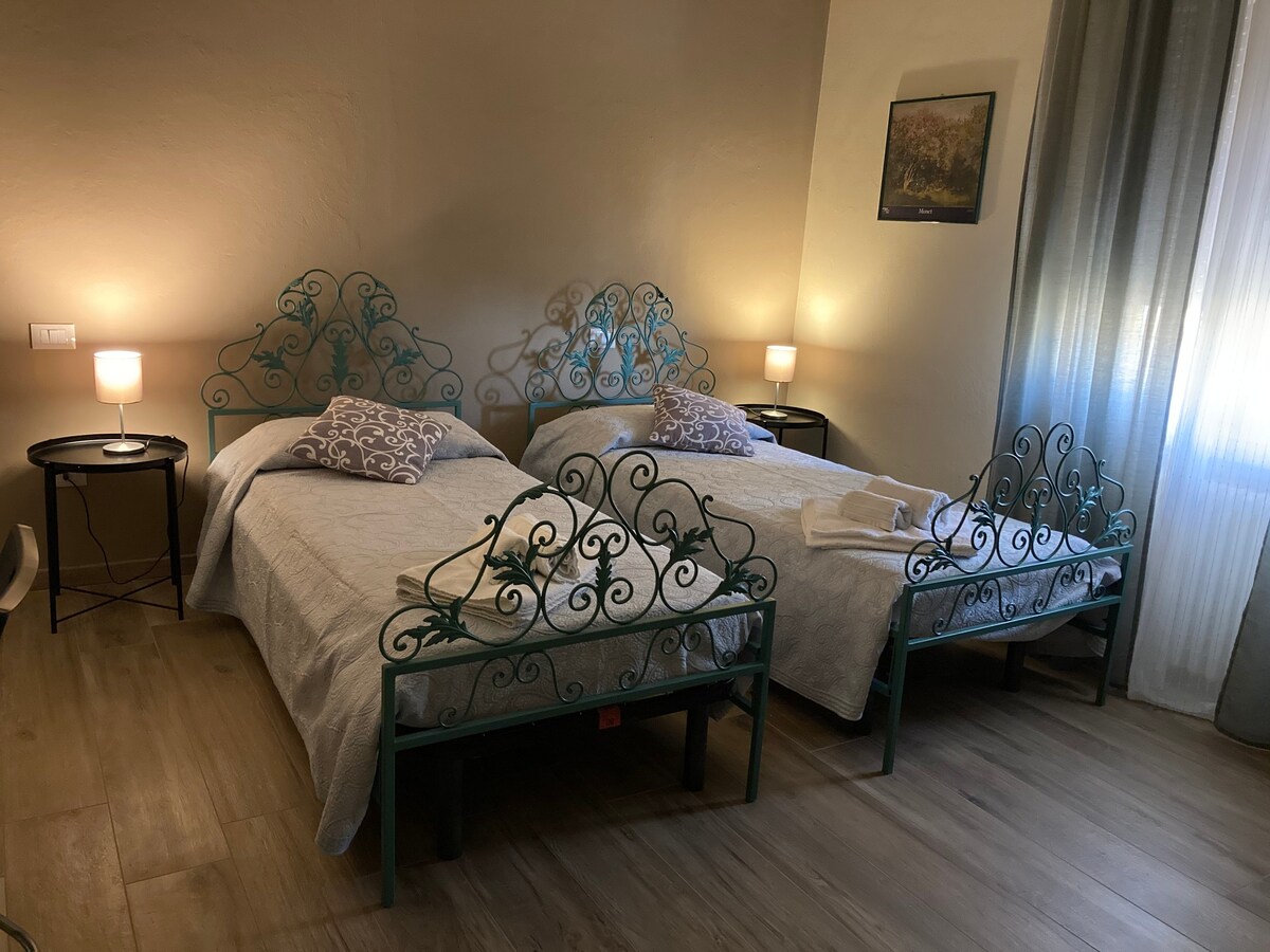 Stanza privata Verde B&B L’Airone