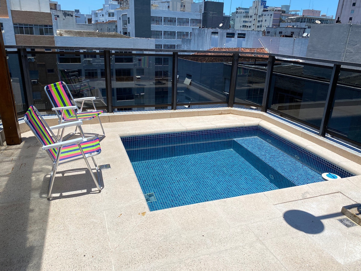 顶层公寓和私人泳池绝佳位置！