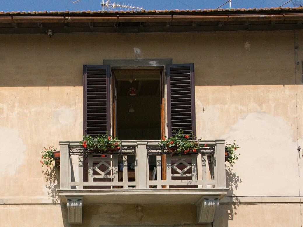 The Balcony of Rina on San Gimignano